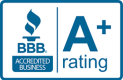 Image of the BBB logo: ERW has a Better Business Bureau A+ Rating
